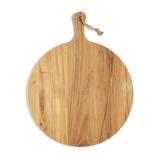 VINGA Buscot Round Serving Board, brown