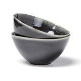 VINGA Nomimono bowl 15,5 cm, 2 pcs set, black