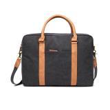 VINGA Bosler RCS recycled canvas computer bag, green