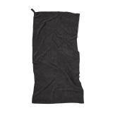 VINGA GRS RPET active dry towel large, black