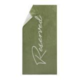 VINGA Lounge chair towel, green