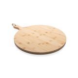 Ukiyo bamboo round serving board, brown