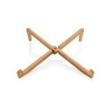 Bamboo portable laptop stand, brown