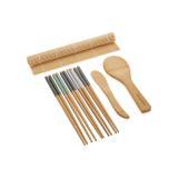 Ukiyo 8 pcs sushi dinner set, brown