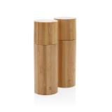 Ukiyo bamboo salt and pepper mill set, brown