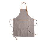 Deluxe canvas chef apron, black