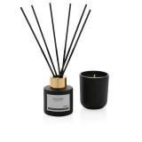 Ukiyo candle and fragrance sticks gift set, black