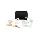 Mail size first aid kit, black