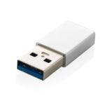 USB A to USB C adapter, silver
