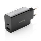 Philips 30W ultra fast PD wall charger, black