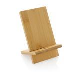 Bamboo phone stand in  kraft box, brown