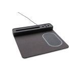 Air mousepad with 5W wireless charging and USB, black