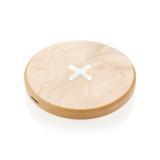 5W wood wireless charger, brown