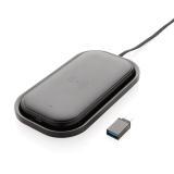 Wireless charging 5.000 mAh powerbank base, black