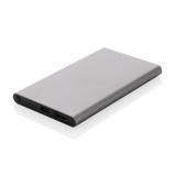 RCS recycled plastic/aluminum 4000 mah powerbank with type C, anthracite