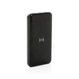 RCS standard recycled plastic wireless powerbank, black