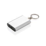 1.000 mAh keychain powerbank, silver