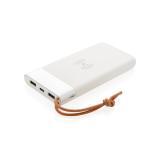 Aria 8.000 mAh 5W wireless charging powerbank, white