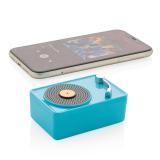 Mini Vintage 3W wireless speaker, blue