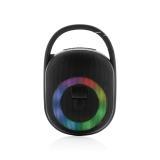 RCS recycled plastic Lightboom 5W Clip speaker, black