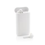 Liberty TWS earbuds with 5.000 mAh powerbank,, white