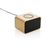 RCS recycled plastic 3W speaker with bamboo 5W wireless, brown