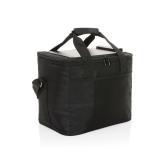 Pedro AWARE™ RPET deluxe cooler bag with 5W solar panel, black