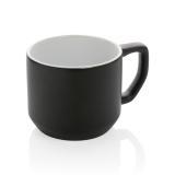 Ceramic modern mug, black