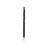 Thin metal stylus pen, black