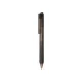 X9 frosted pen with silicon grip, black