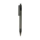 GRS RPET X8 transparent pen, black