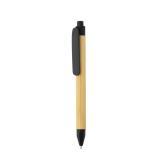 Write responsible recycled paper barrel pen, black