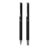 Swiss Peak Cedar RCS certified recycled aluminum pen set, black