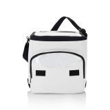 Foldable cooler bag, black/silver