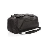 Swiss Peak RFID sports duffle & backpack, black