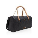 Canvas travel/weekendbag PVC free, black