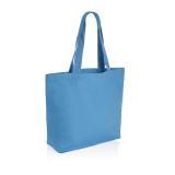 Impact AWARE™ recycled canvas shopper w/pocket 240 gsm, red
