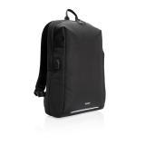 Swiss Peak AWARE™ RFID and USB A laptop backpack, black