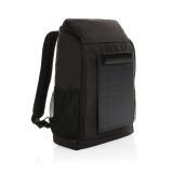 Pedro AWARE™ RPET deluxe backpack with 5W solar panel, black