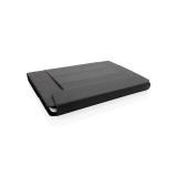 Fiko 2-in 1 laptop sleeve and workstation, black