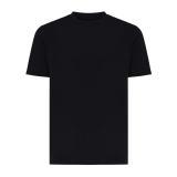 Iqoniq Sierra lightweight recycled cotton t-shirt, black