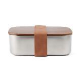 VINGA Ciro RCS recycled steel lunch box, silver