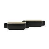 VINGA Monte neu mini dish 2 pcs, black