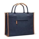 VINGA Bosler RCS recycled canvas office tote, black