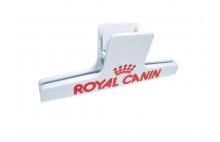 Clips plastic pt mancare - logo Royal Canin